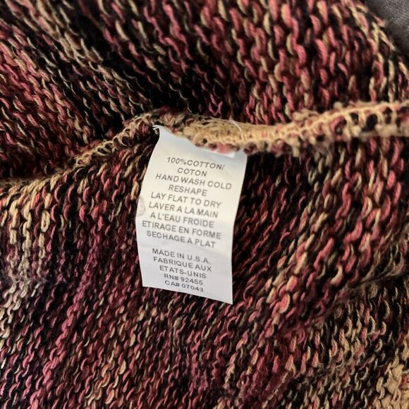 Cousin Johnny Womens Cardigan Knit Sweater Size S Anthropologie Sunset Spacedye - Picture 4 of 6